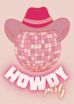 Pembe Disko Topu Howdy