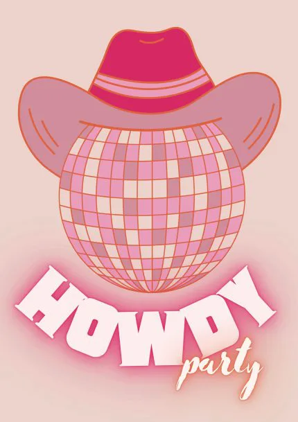 Pembe Disko Topu Howdy