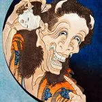 Ukiyo-e Karikatür Portre