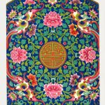 Çin Madalyon Çiçek Deseni