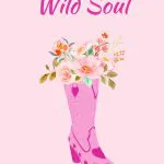 Wild Soul Çiçekli Kovboy Çizmesi