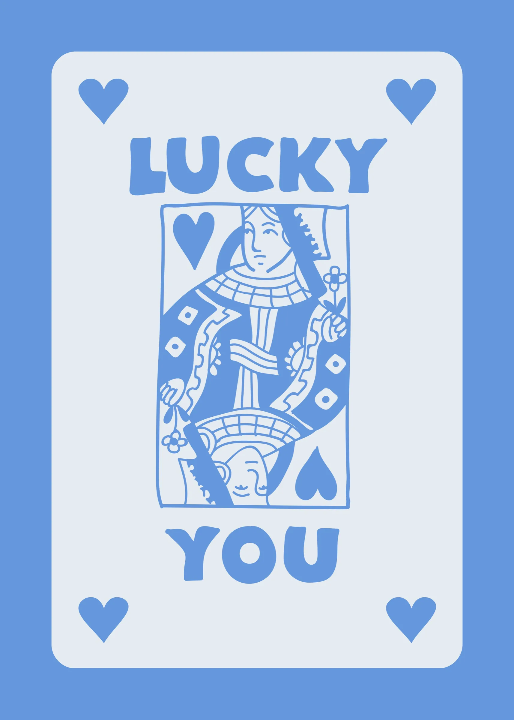 Mavi Lucky You Oyun Kartı Mavi Lucky You Oyun Kartı