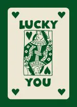 Lucky You Yeşil Oyun Kartı