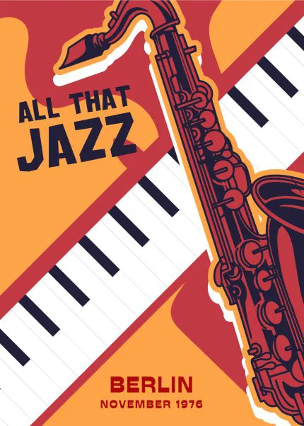 All That Jazz Saksafon Afişi