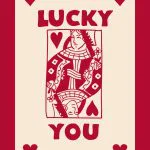 Kırmızı Lucky You Oyun Kartı