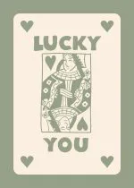 Adaçayı Yeşili Lucky You Kartı