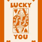 Turuncu Lucky You Oyun Kartı