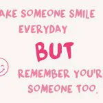 Make Someone Smile Tipografi