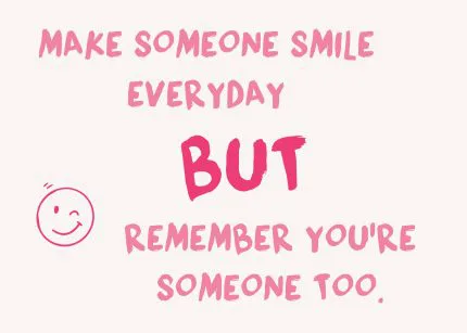 Make Someone Smile Tipografi