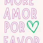 More Amor Por Favor Tipografi