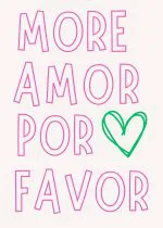 More Amor Por Favor Tipografi