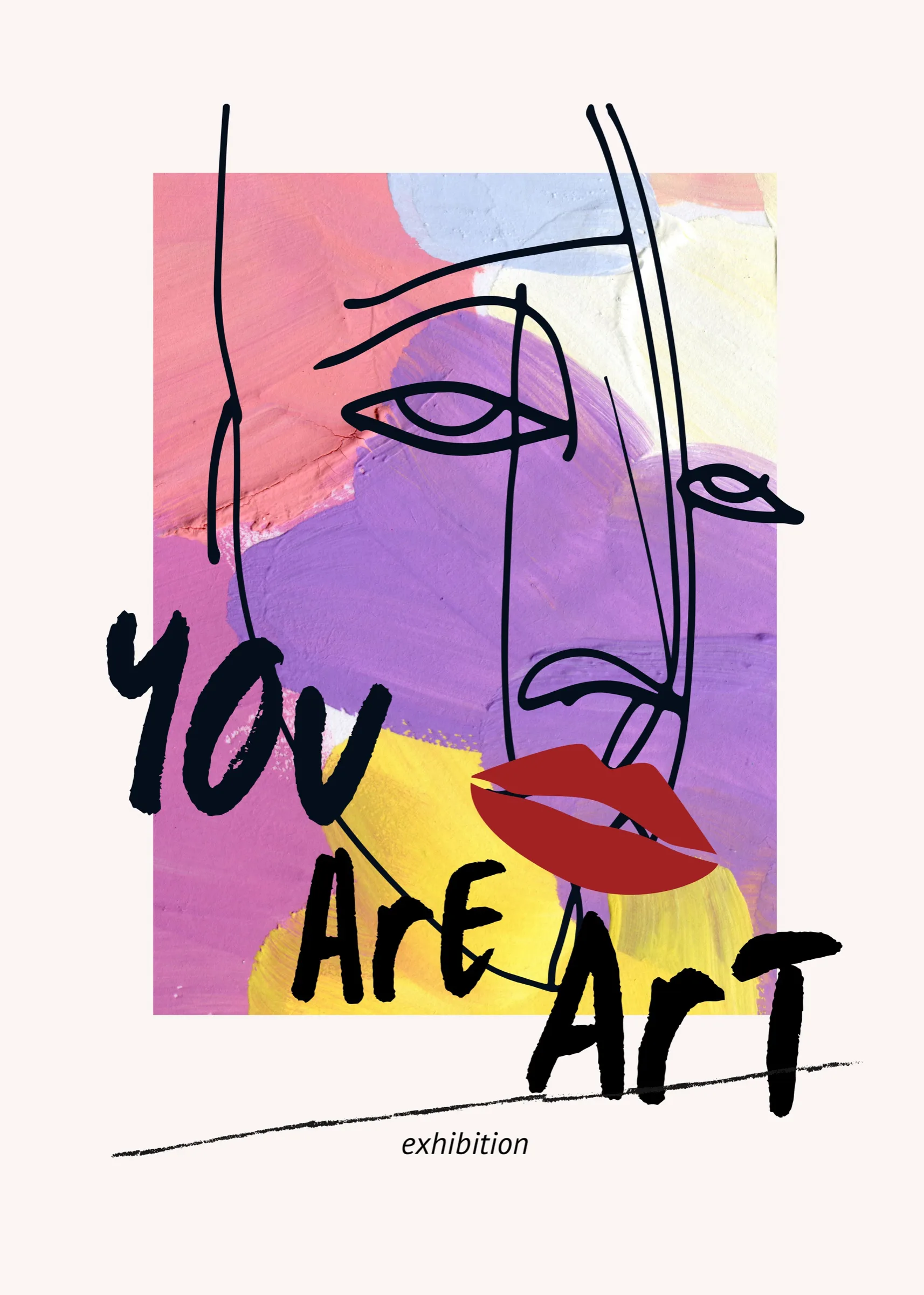 You Are Art Soyut Yüz You Are Art Soyut Yüz