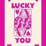 Fuşya Lucky You Oyun Kartı
