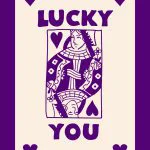 Mor Lucky You Oyun Kartı