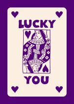 Mor Lucky You Oyun Kartı