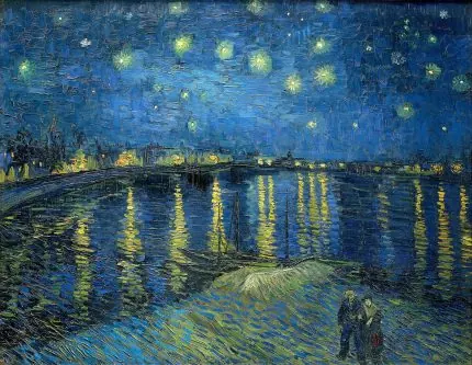 Rhône Üzerinde Yıldızlı Gece