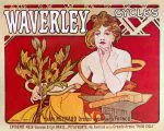 Waverley Bisikletleri Art Nouveau Afişi