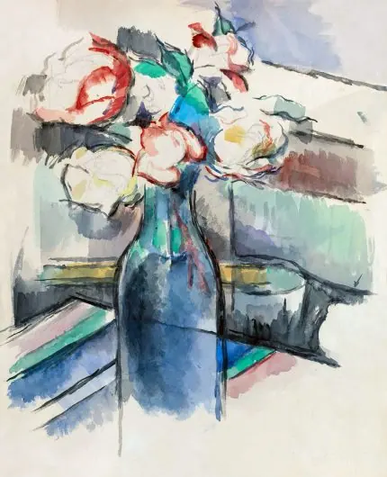 Şişede Güller Cézanne