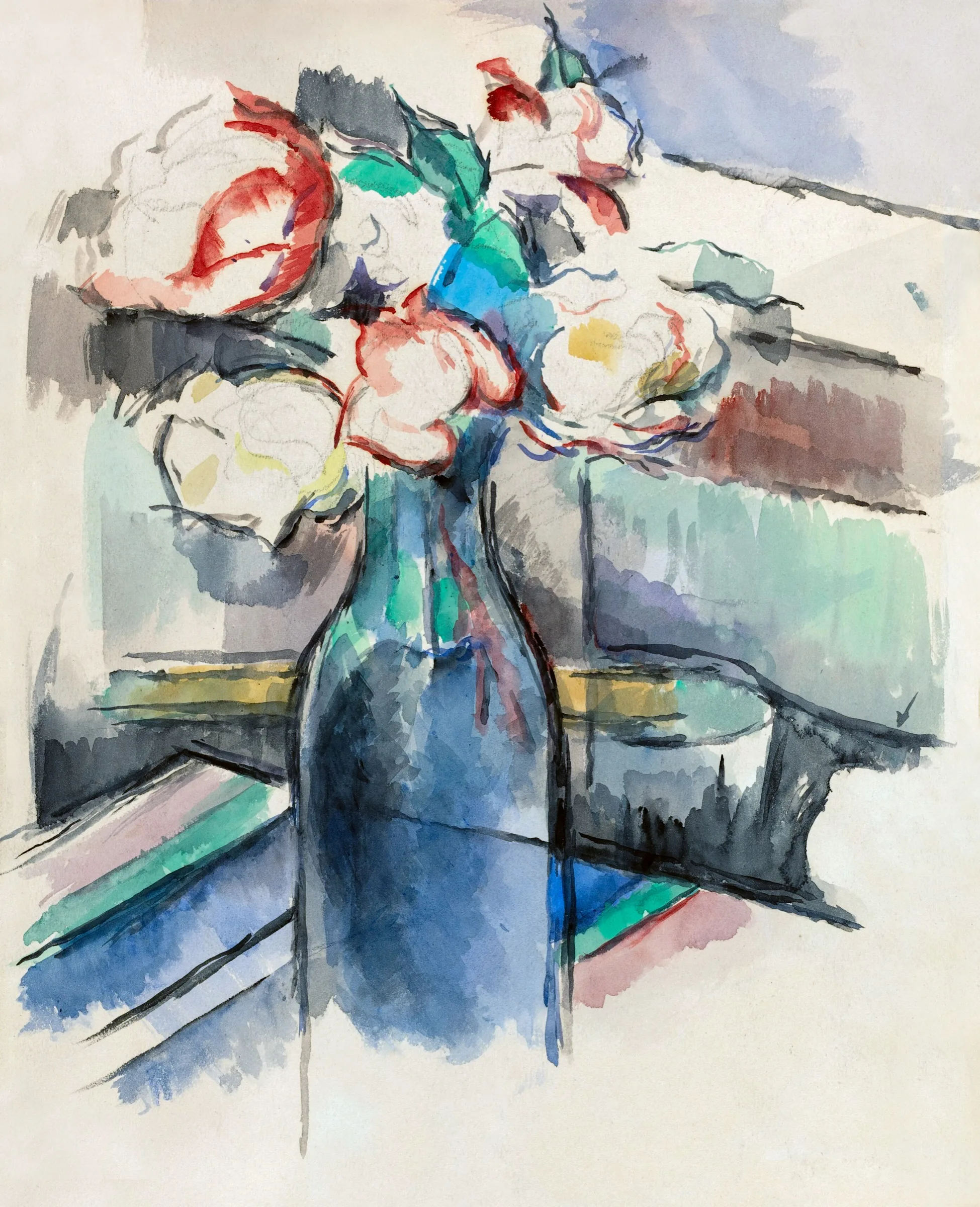 Şişede Güller Cézanne Şişede Güller Cézanne