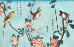 Hiroshige Kuşlar ve Çiçekler