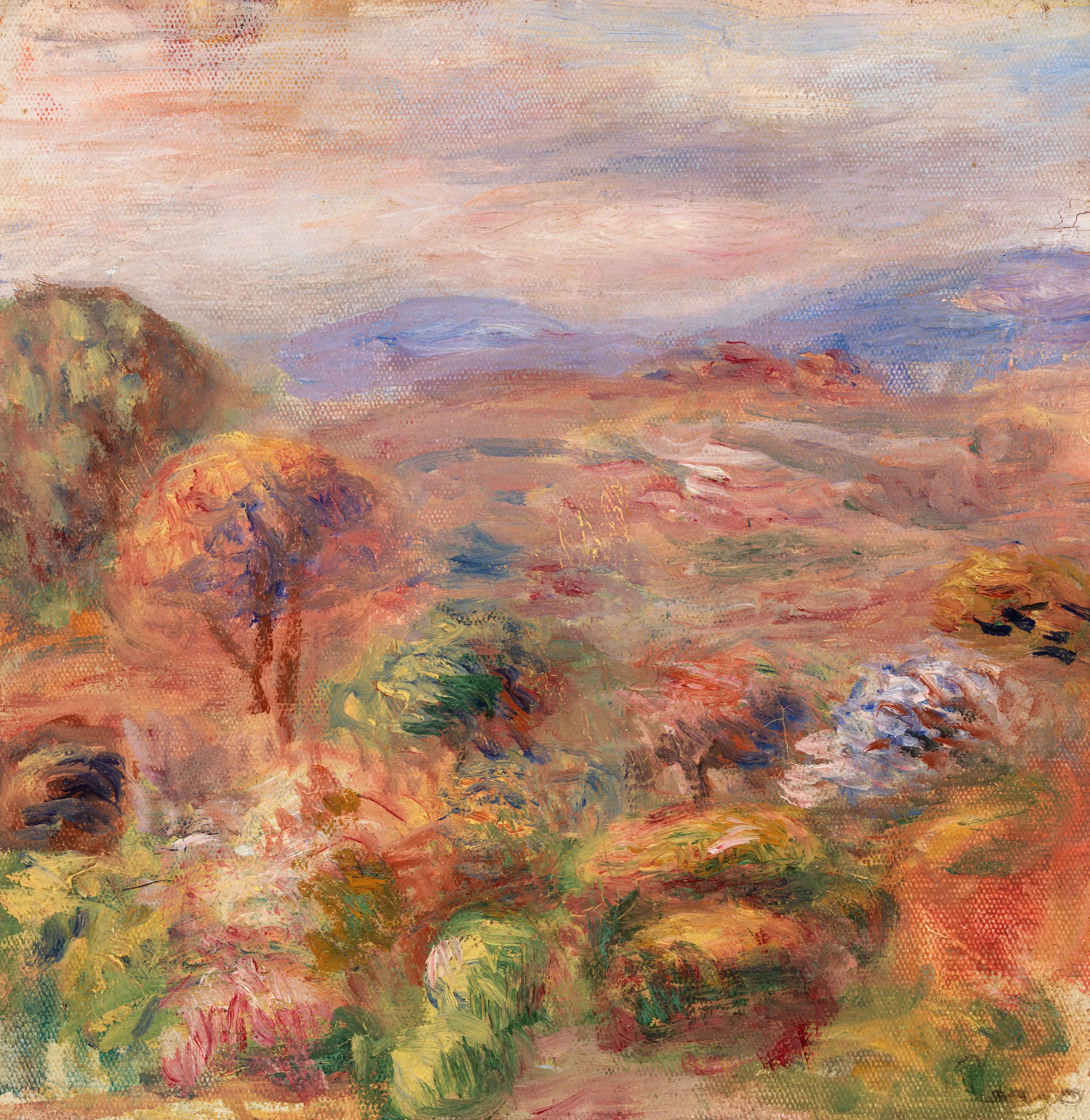 Pastel Renkli Manzara Renoir Pastel Renkli Manzara Renoir