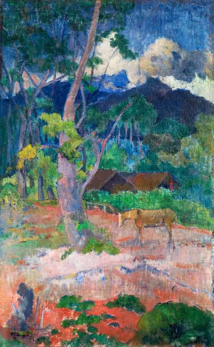 Atlı Manzara Gauguin