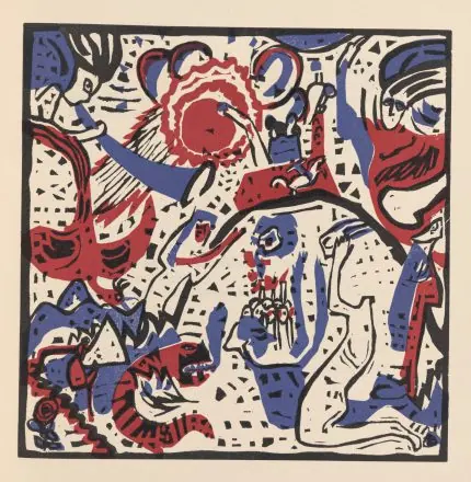 Kandinsky Sesler Gravürü