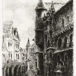 Rouen Sokağı Gravürü