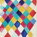 Kandinsky Renkli Baklava Deseni