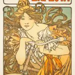 Perfecta Bisikletleri Art Nouveau Afişi