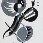 Kandinsky Gri Kompozisyon