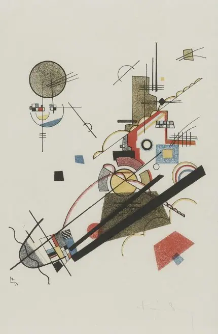 Kandinsky Neşeli Yükseliş