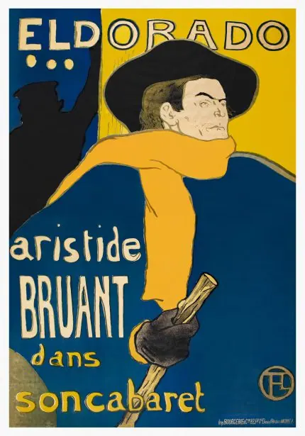 Eldorado Aristide Bruant Afişi