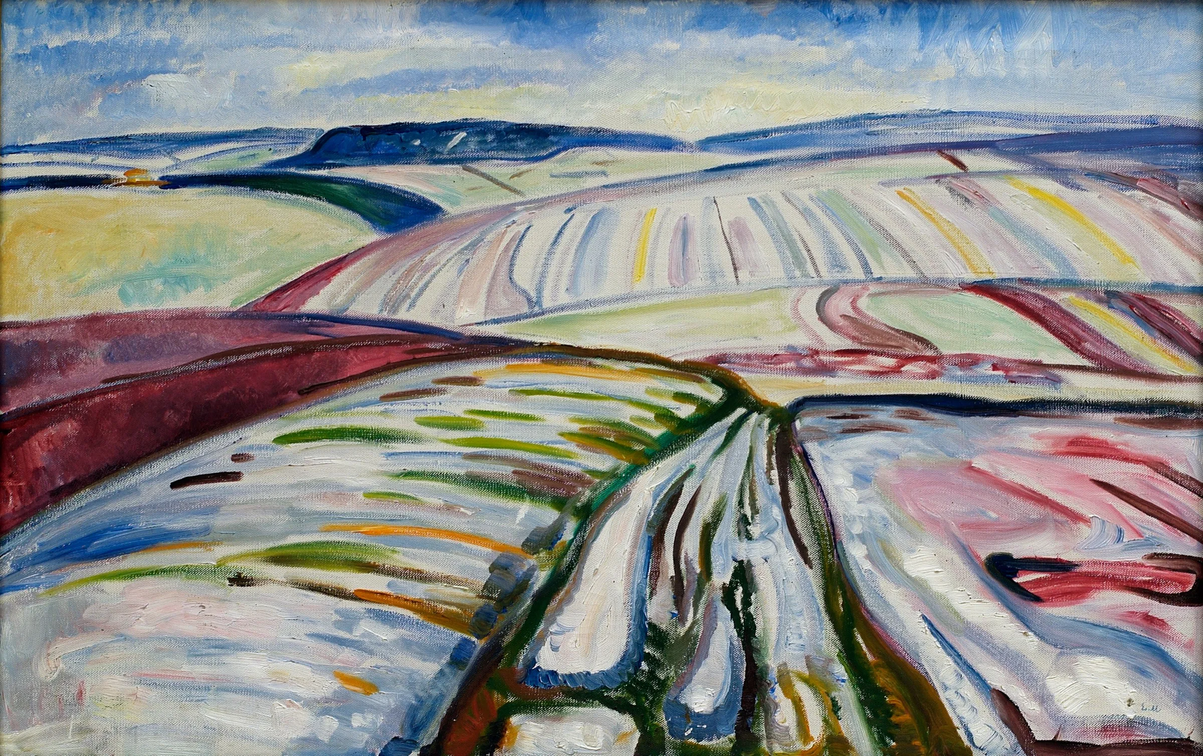 Karlı Tarla Munch Karlı Tarla Munch