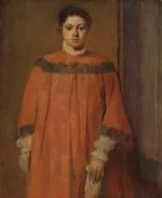 Kırmızılı Kız Degas