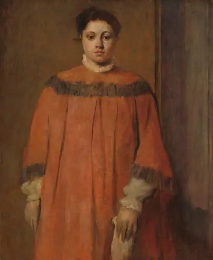 Kırmızılı Kız Degas