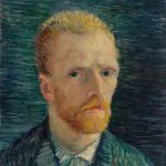 Van Gogh Otoportre Lacivert