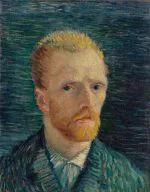 Van Gogh Otoportre Lacivert