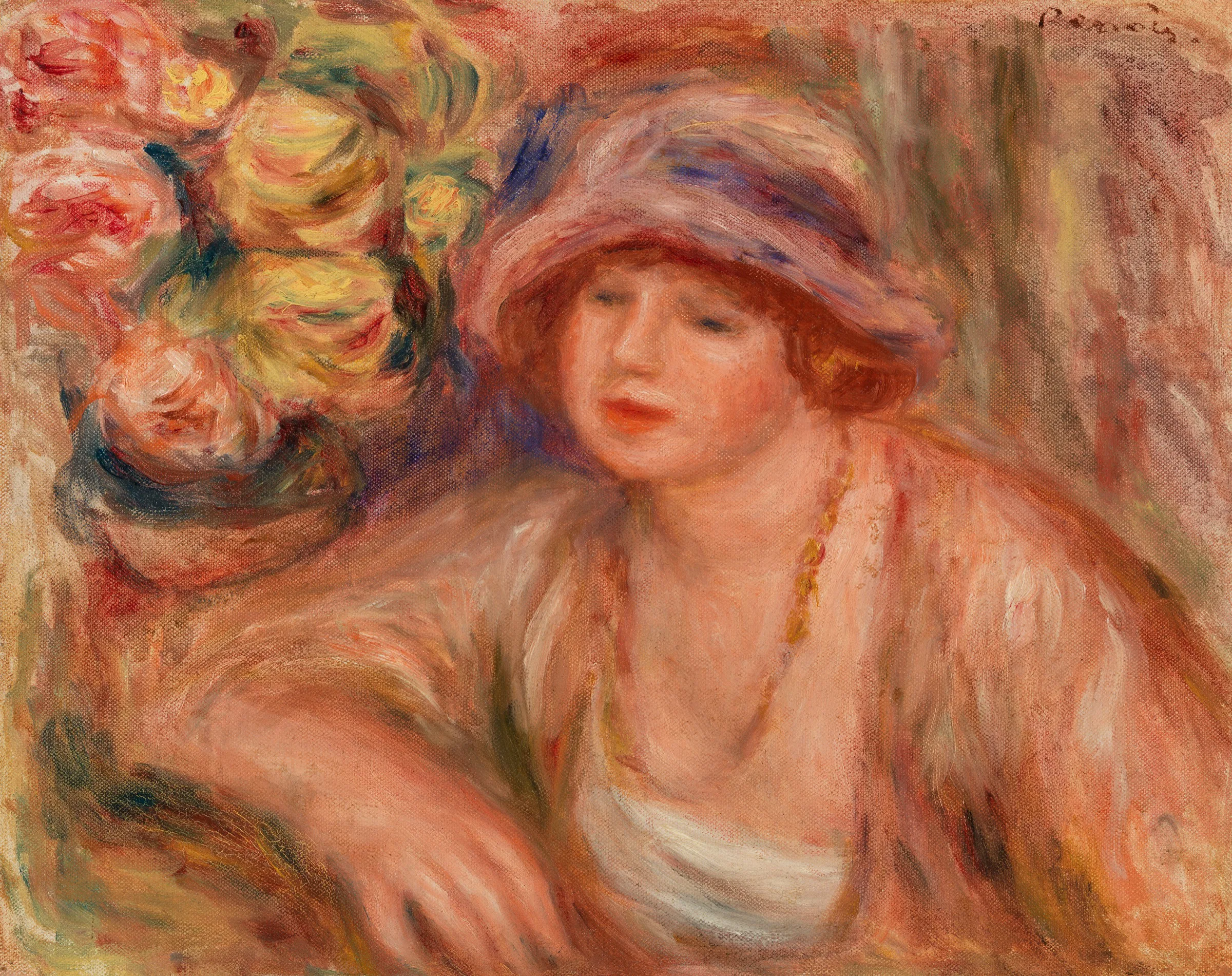 Şapkalı Kadın Renoir Şapkalı Kadın Renoir