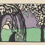 Kandinsky Sesler Yeşil Gravür