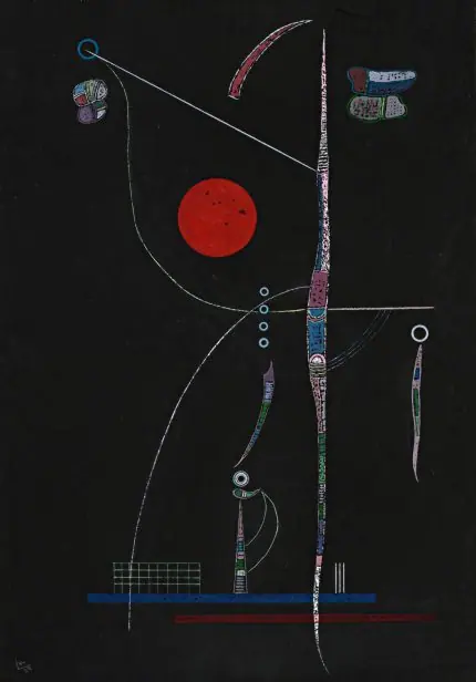 Kandinsky Kırmızı Vurgu