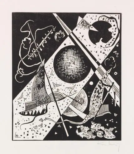 Kandinsky Küçük Dünyalar Gravür