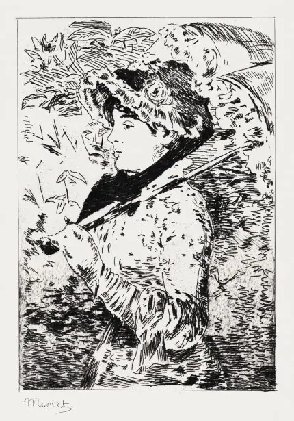 Bahar Gravürü Manet