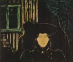Munch Ay Işığı Gravürü