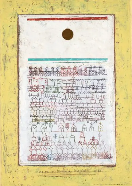 Klee Şehir Kitabından Sayfa