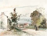 Louveciennes Yolu Suluboyası