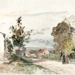 Louveciennes Yolu Suluboyası