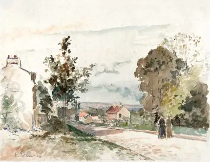 Louveciennes Yolu Suluboyası