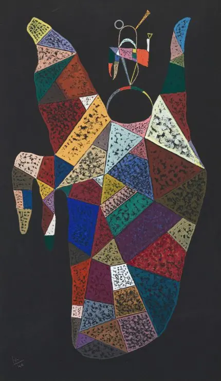 Kandinsky Renkli Yamalar