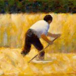 Tarlada Orakçı Seurat